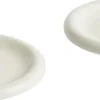 Tallerkener<Hay Barro Plate-Set of 2-Ø18-Off-white
