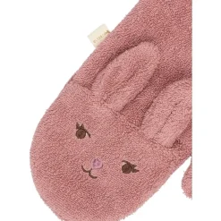 Håndklæder<Fabelab Bath Mitts - 2 pack - Bear and Bunny Ash rose