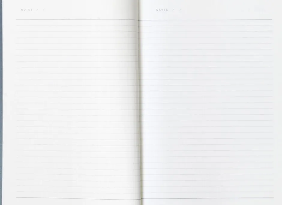 Kontorartikler<Notem BEA, Notebook med elastik bånd Rose