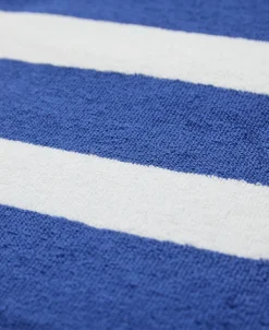 Håndklæder<Magasin du Nord Collection Beach towel 100x180 olympian blue/star white stripe GOTS