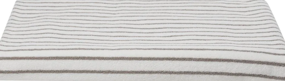 Håndklæder<Magasin du Nord Collection Beach towel 100x180cm smal strib beige GOTS