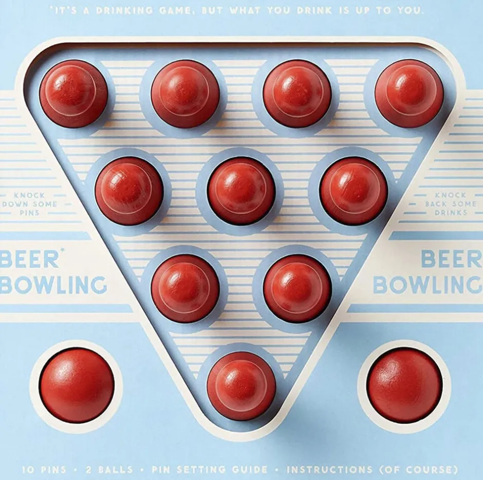 Bar & Vin<New Mags Beer Bowling Drinking Game Set