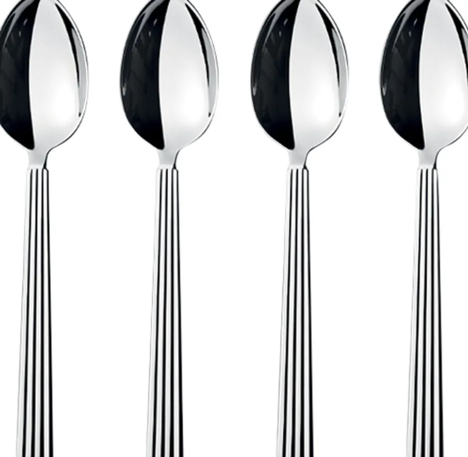 Bestik<Georg Jensen BERNADOTTE DESSERT SPOON GIFTBOX SS 4 PCS