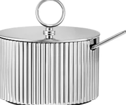 Tilbehør Til Bordet<Georg Jensen BERNADOTTE SUGAR BOWL STAINLESS STEEL INCL. SPOON
