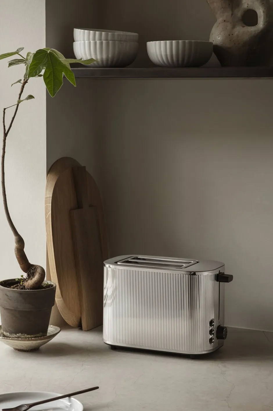 Køkkenmaskiner<Georg Jensen Bernadotte toaster Stainless steel