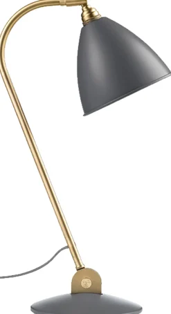 Bordlamper<Gubi Bestlite BL2 Table Lamp Grey / brass