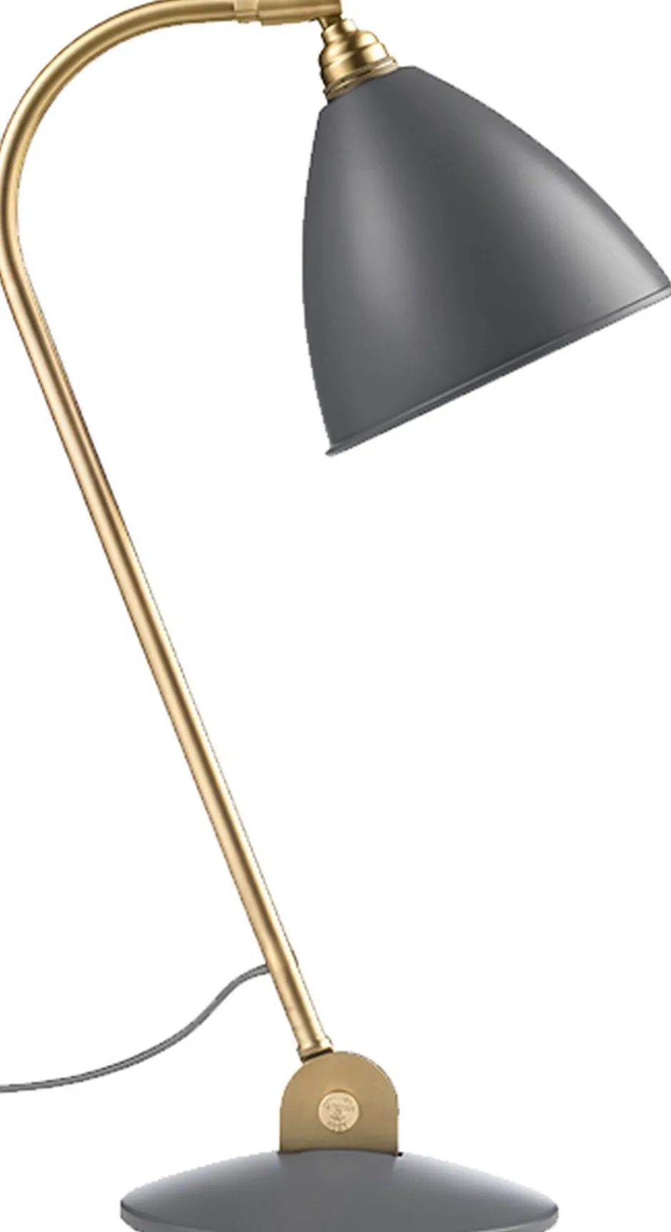 Bordlamper<Gubi Bestlite BL2 Table Lamp Grey / brass