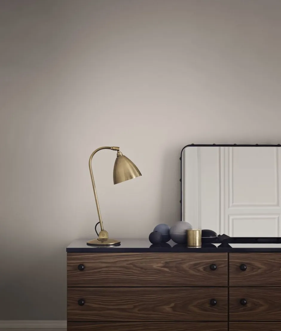 Bordlamper<Gubi Bestlite BL2 Table Lamp Grey / brass