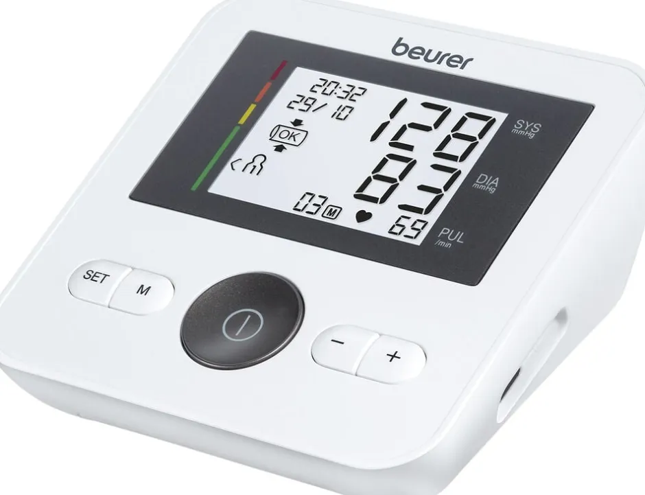 Elektronik<Beurer Blodtryksmåler BM 27P til overarm