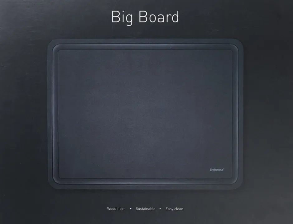 Køkkenartikler<Endeavour Big Board Wood Fiber Sort
