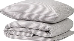 Sengetøj & Lagner<Magasin du Nord Collection Big stripe washed percale Brown/white