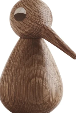 Figurer & Skulpturer<Architectmade Bird lille egetræ røget