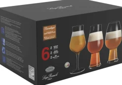 Glas<Luigi Bormioli Birrateque ølglas-sæt 6 stk.