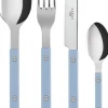 Bestik<Sabre Paris Bistrot Solid / 4 pieces cutlery set / Pastel blue