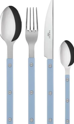 Bestik<Sabre Paris Bistrot Solid / 4 pieces cutlery set / Pastel blue