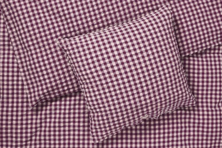 Sengetøj & Lagner<Juna Bæk&Bølge Sengetøj 200x220 cm blomme/rosa DK Rød