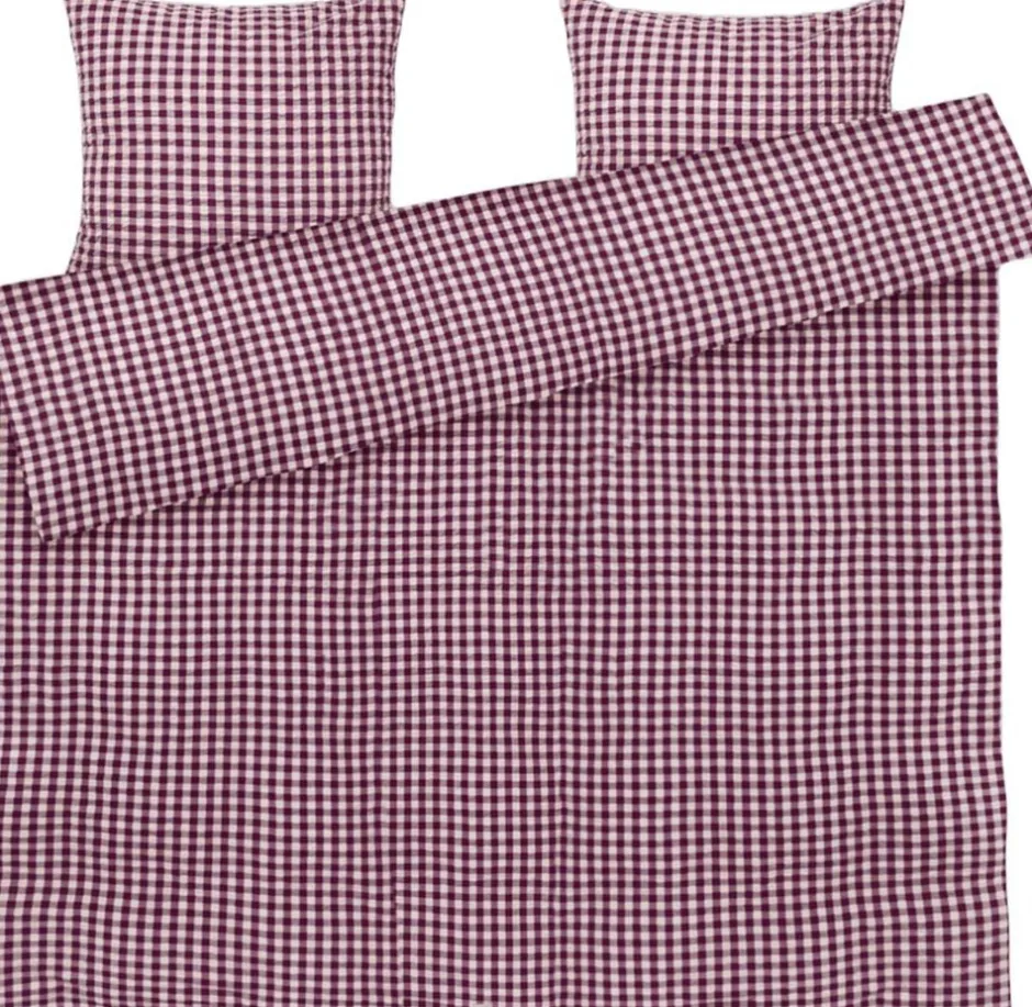 Sengetøj & Lagner<Juna Bæk&Bølge Sengetøj 200x220 cm blomme/rosa DK Rød