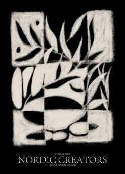 Plakater & Rammer<Poster & Frame Black Pattern