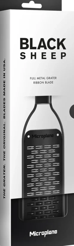 Køkkenartikler<Microplane Black Sheep rivejern medium ribbe