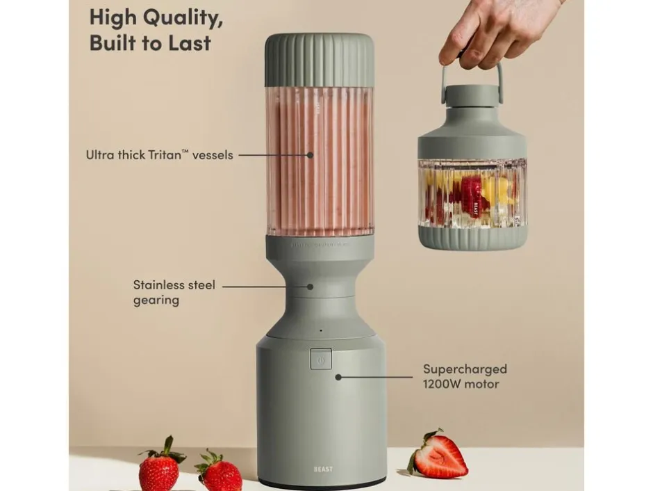 Køkkenmaskiner<Beast Blender Mega Plus 1200 Sage