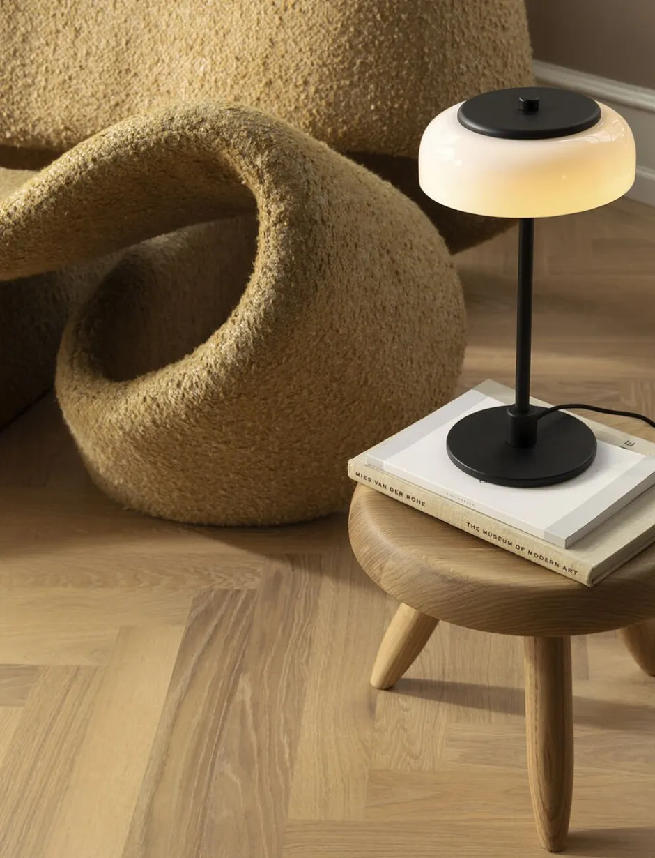 Bordlamper<Nuura Blossi Table Small, black / opal