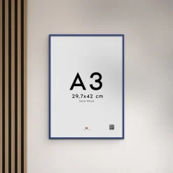 Plakater & Rammer<Poster & Frame Wood Blue