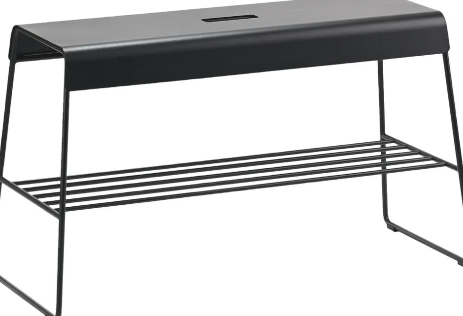 Møbler<Zone Bænk med hylde A-Bench Outdoor Black