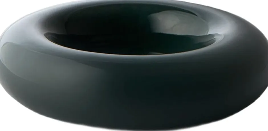 Lys & Lysestager<Studio About BOB CANDLE HOLDER, LARGE, DARK GREE
