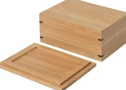 Køkkenartikler<Ferm Living Bon Butter Box - Natural Oak