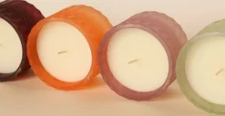 Opbevaring<AU Maison Bonbonniere, orange/pink, 8,5xø9 cm