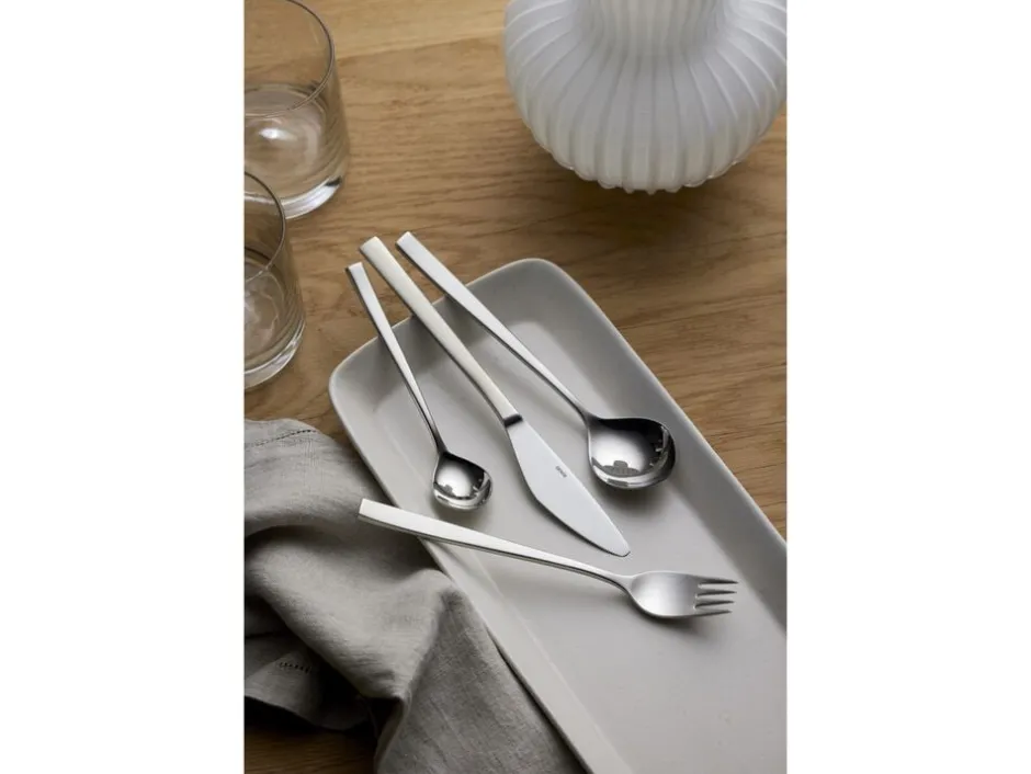 Bestik<Gense Bordgaffel Fuga 19 cm Mat/Blankt stål