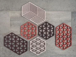 Tilbehør Til Bordet<Zone Bordskåner Triangles Burned Red L24