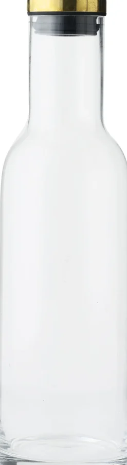 Karafler & Kander<Audo Copenhagen Bottle Carafe, 1 L. , Clear/Brass
