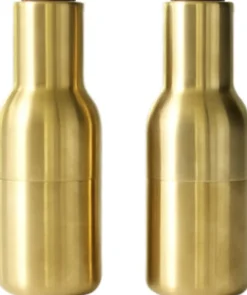 Køkkenartikler<Audo Copenhagen Bottle Grinder, Brushed Brass, Waln