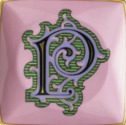 Opbevaring<Versace Bowl 12cm sq. flat, Holiday Alphabet P,