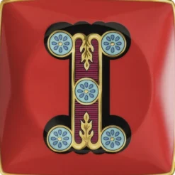 Opbevaring<Versace Bowl 12cm sq. flat, Holiday Alphabet I,