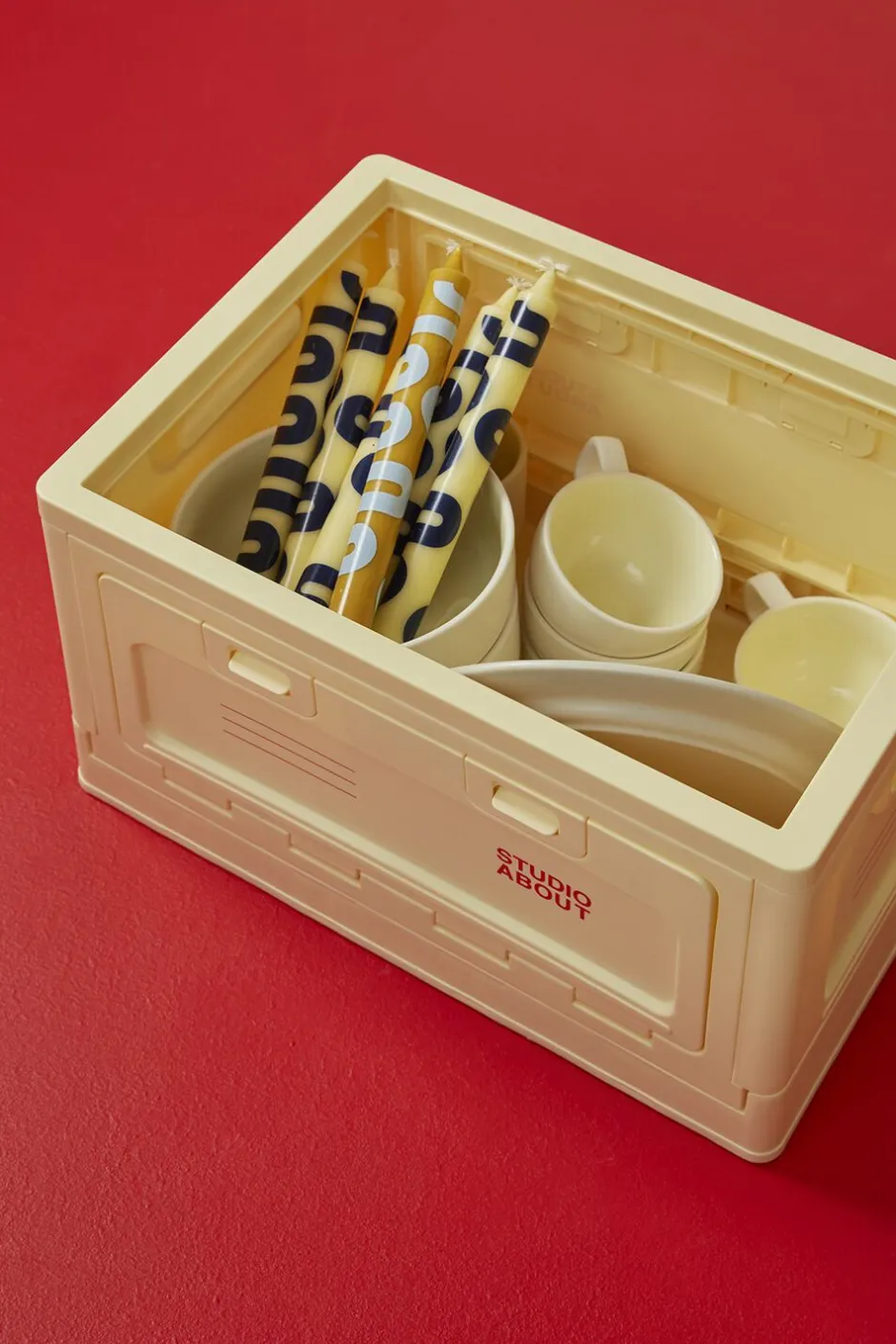Opbevaring<Studio About Box, Small Light yellow
