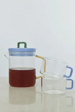 Karafler & Kander<Hay Brew Pot-Jade light blue