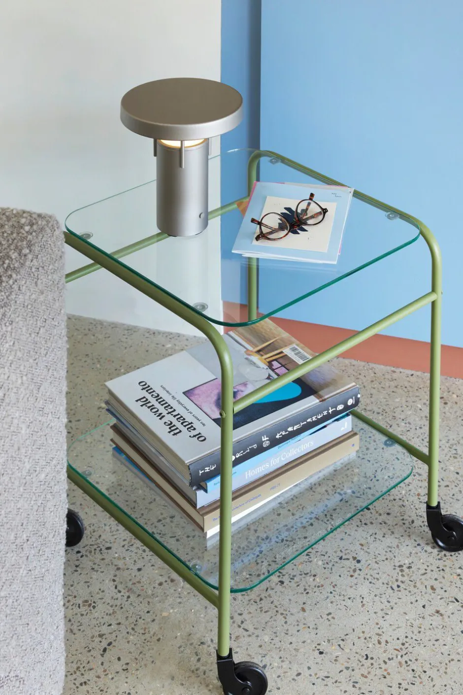 Trådløse Lamper<Hübsch BringMe Portable Lamp Mini Metallic Sand