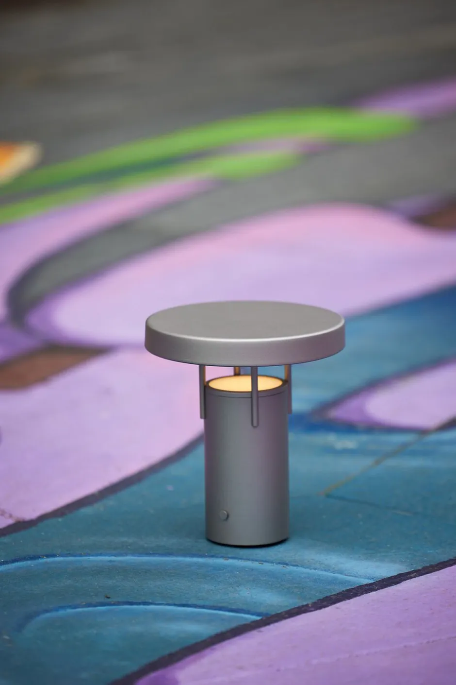 Trådløse Lamper<Hübsch BringMe Portable Lamp Mini Metallic Sand