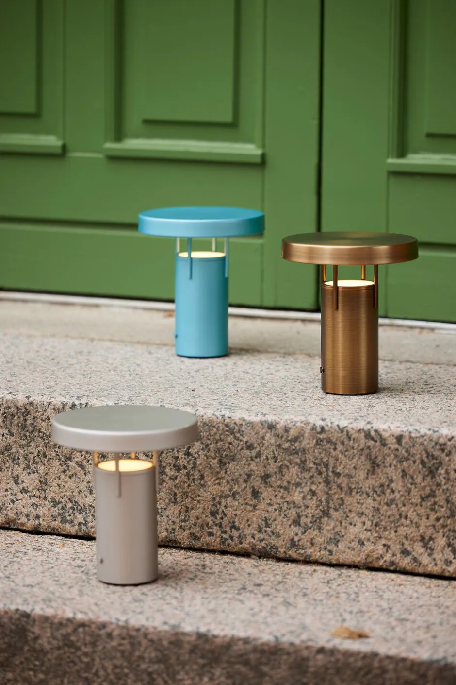 Trådløse Lamper<Hübsch BringMe Portable Lamp Mini Metallic Sand