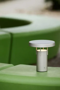 Trådløse Lamper<Hübsch BringMe Portable Lamp Mini Metallic Sand