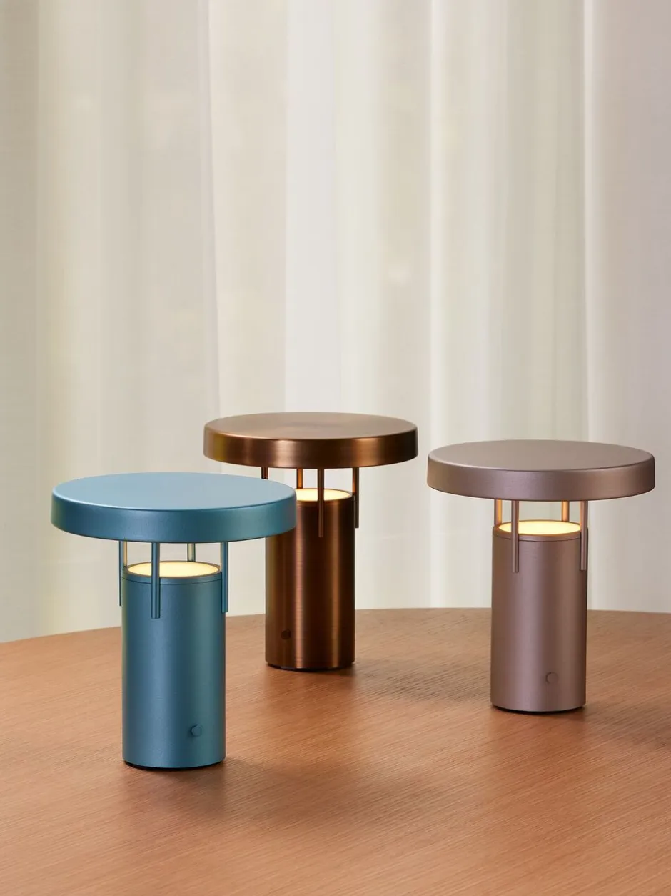 Trådløse Lamper<Hübsch BringMe Portable Lamp Mini Metallic Sand
