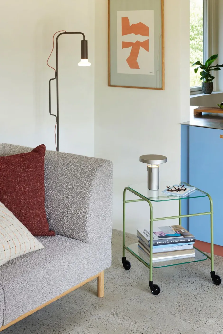 Trådløse Lamper<Hübsch BringMe Portable Lamp Mini Metallic Sand