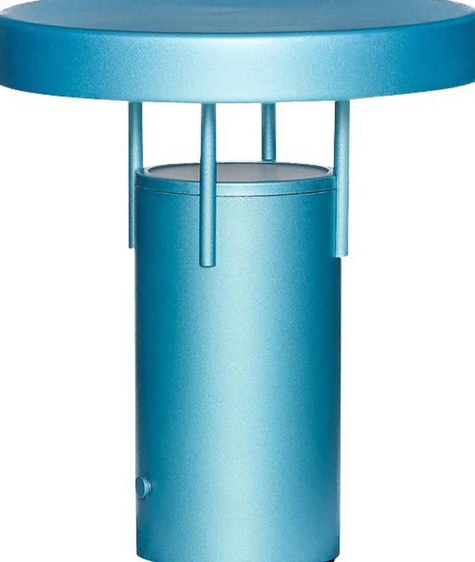 Trådløse Lamper<Hübsch BringMe Portable Lamp Mini Metallic Turquoise