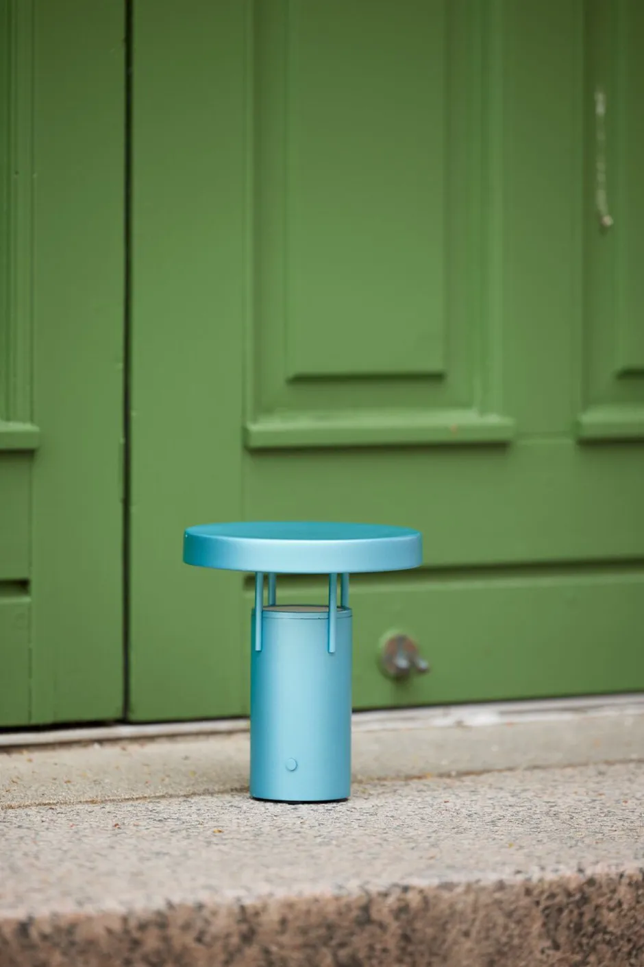 Trådløse Lamper<Hübsch BringMe Portable Lamp Mini Metallic Turquoise