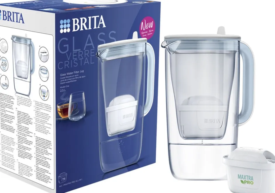 Karafler & Kander<BRITA GLASSJUGONE LED4W MXPRO JUG