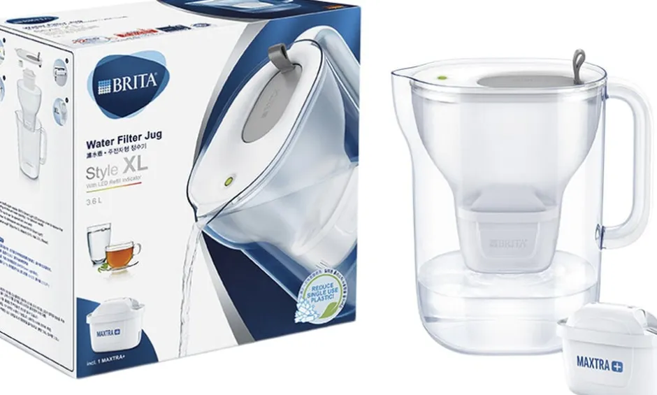 Karafler & Kander<BRITA STYLE LED4W MXPRO JUG GREY