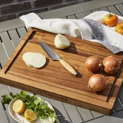 Køkkenartikler<Le Creuset Bræt i akacietræ 50cm