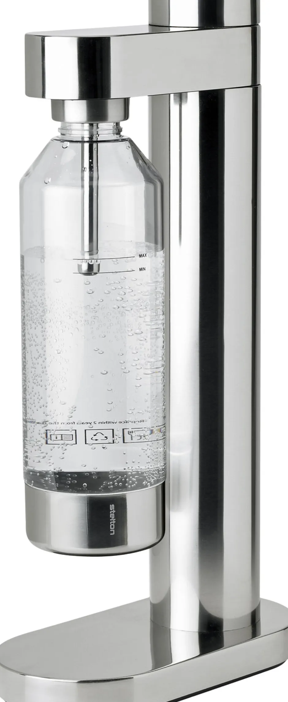 Køkkenmaskiner<Stelton Brus carbonator Steel